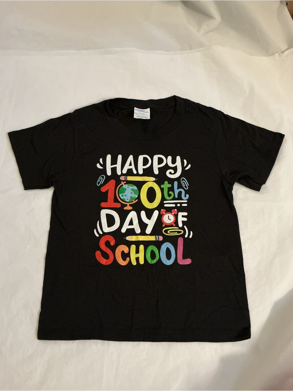 NWOT 100th day of school tee size XS